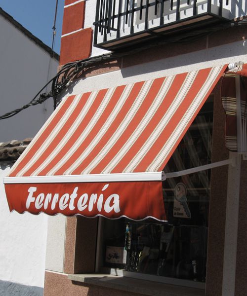 Toldo punto recto alicante